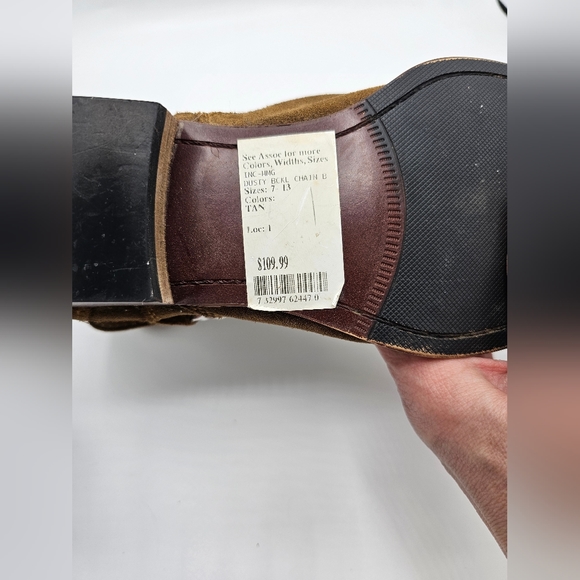 *CLEARANCE* INC Ankle Boots NWT Men's 8/Women's 10 - Picture 5 of 9